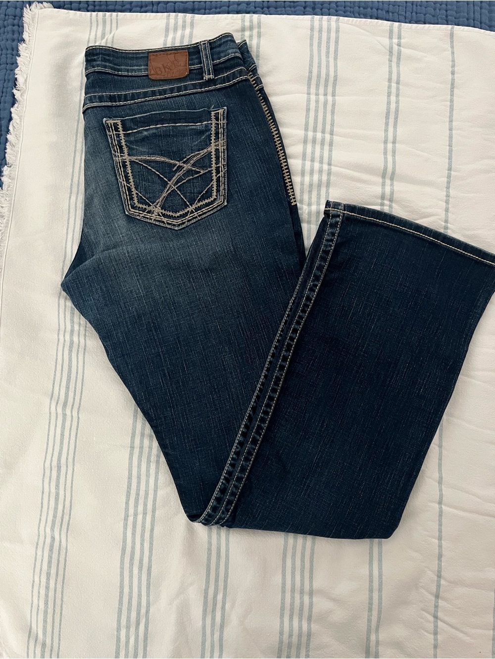 Dark Wash Women’s BKE Bootcut Jeans - Classic Denim
